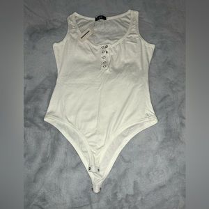 Brand new White tank top body suit